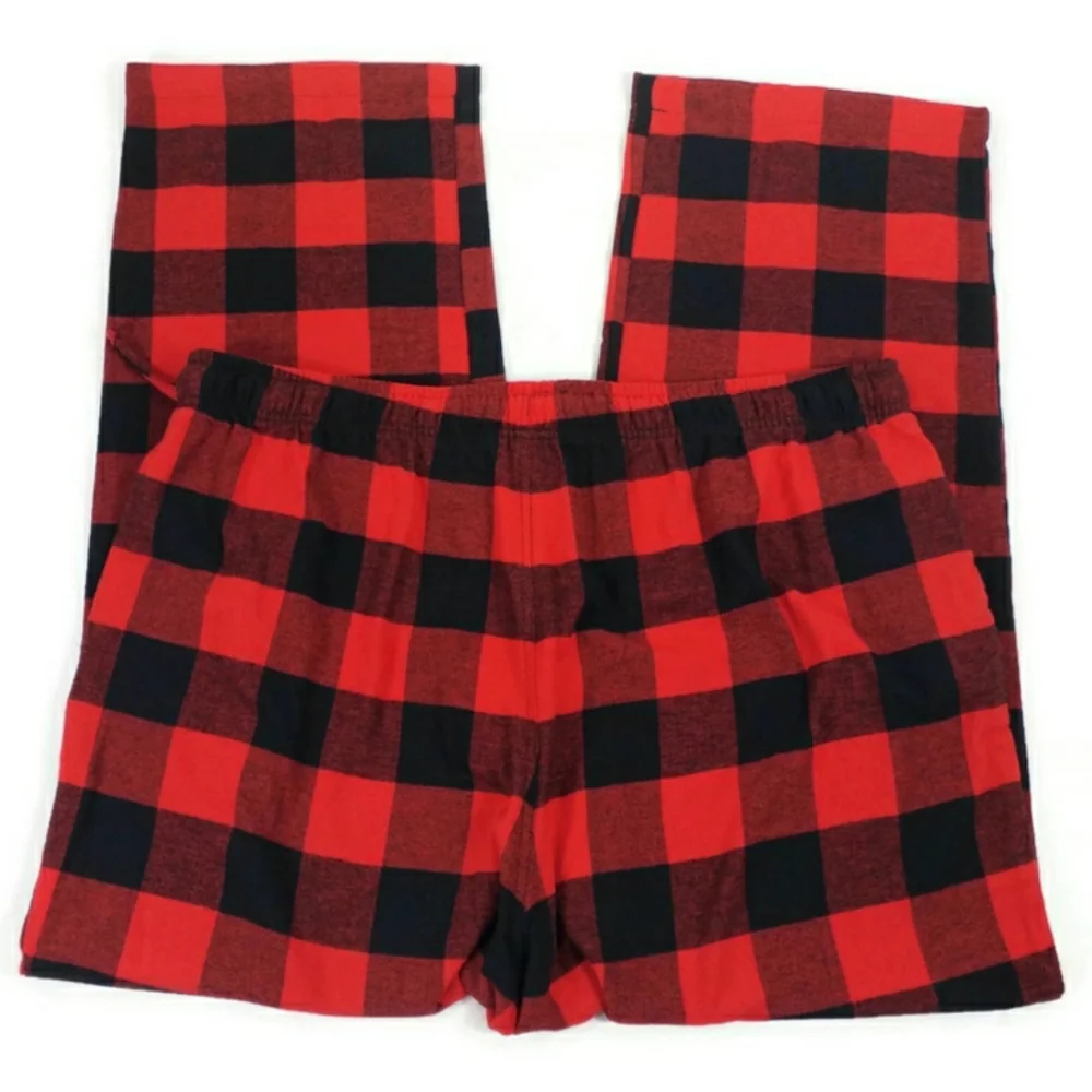 Sonoma Red Black Buffalo Check Pull-On Flannel Sleep Lounge Pants Mens XL NWOT